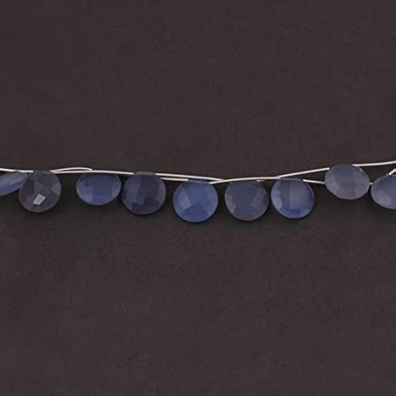 Calcédoine lavande naturelle en perles facettées de 16mm pour joaillerie haut de gamme LKBEADS