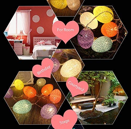Amazon.co.jp : HOMREE イースターエッグ ライト、LEDストリング