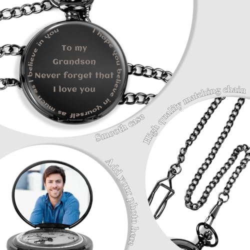Image of Christmas Valentines Day Fathers Day Stocking Stuffers Birthday New Years Gifts Idea Pocket Watch Gifts