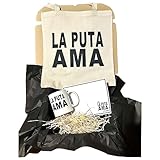 putative english pack taza + bolsa la puta ama Pack Taza y bolsa la puta ama, pack original bolsa de tela frase original, regalo