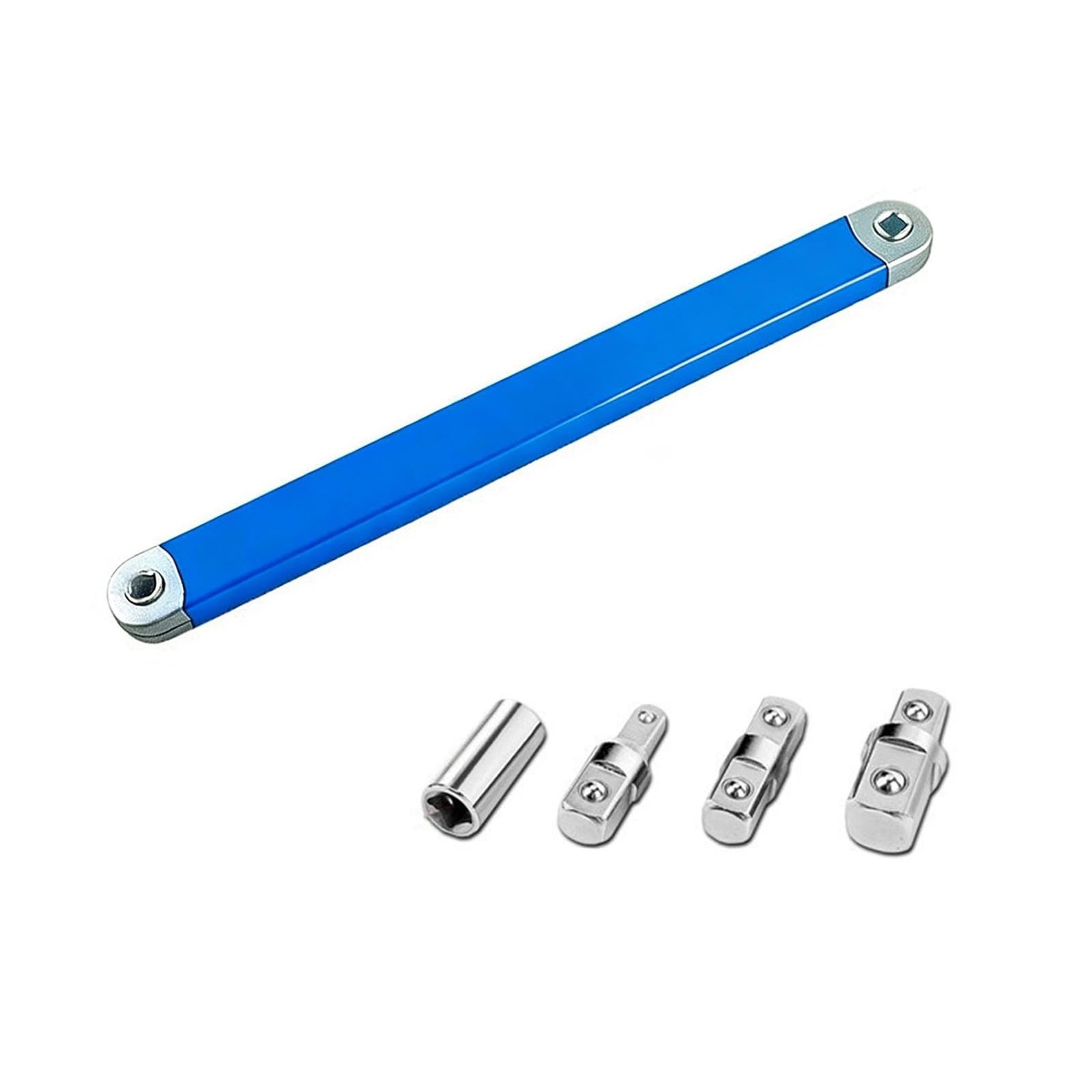 NRVTRE Ratchet Torque Extension Wrench Multipurpose Wrench Multifunctional Offset Extension Wrenches with Adapter Offset