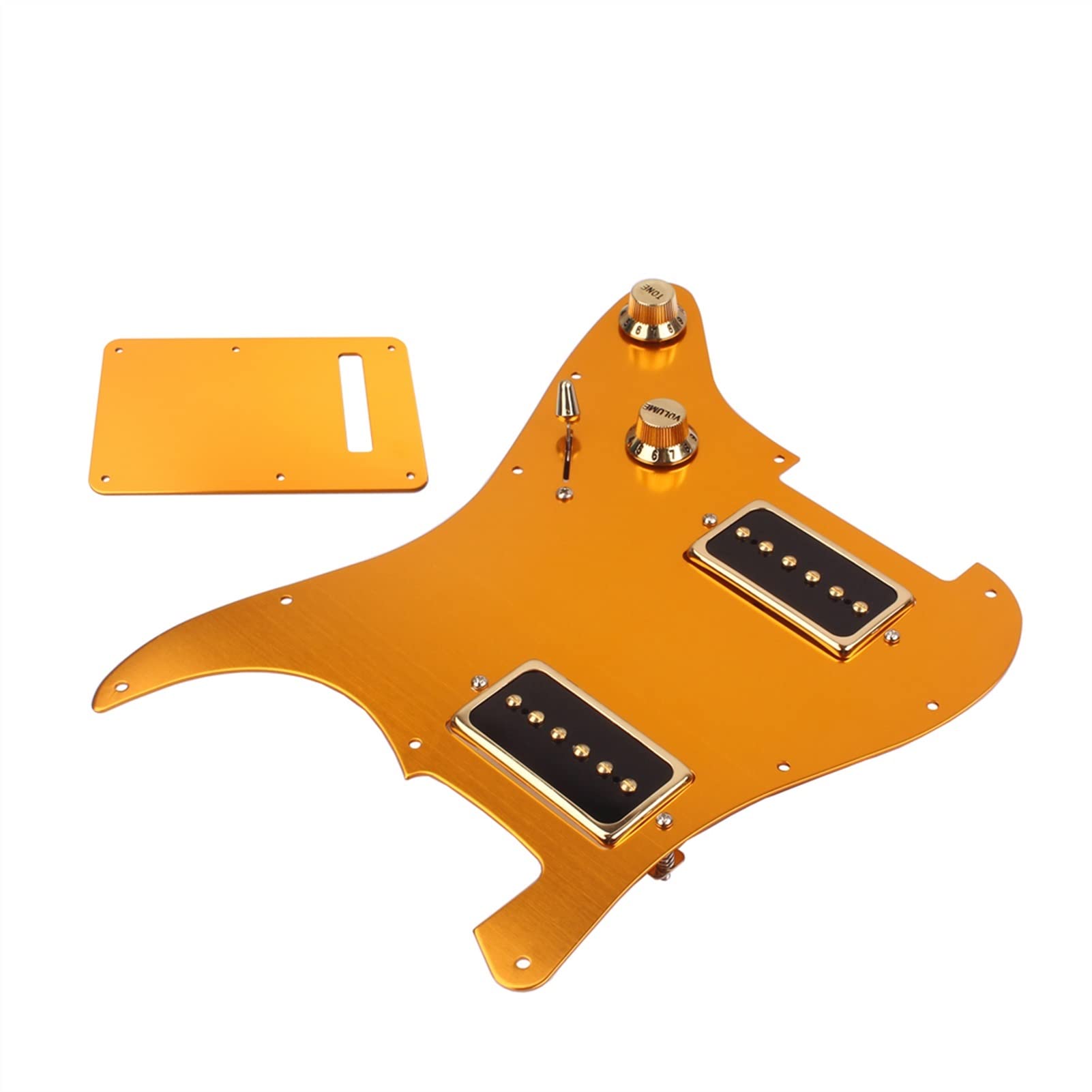 1 Set Gold Electric Guitar Pick Guard HH Mit Single Scree Alnico V Pickup Pickguard Pickups