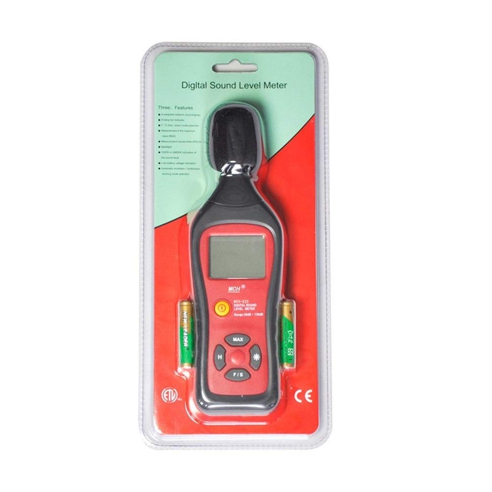 Regulowany zmienny zasilacz laboratoryjny DC Miernik hałasu Miernik poziomu dźwięku Tester dźwięku Handheld decibel Meter Wykrywanie wewnętrzne MCH-825 do naprawy i elektroniki