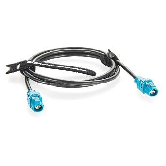 Rosenberger E6K10A-1CAZ5-Z H-MTD Vehicle Automotive Ethernet Cable 10Gbps 100/1000BASE-T1 H-MTD Female to Female Shielded LCA-101-1000-Z-Z Cable for ADAS, Telematics, Autonomous Driving 2M/6.6FT