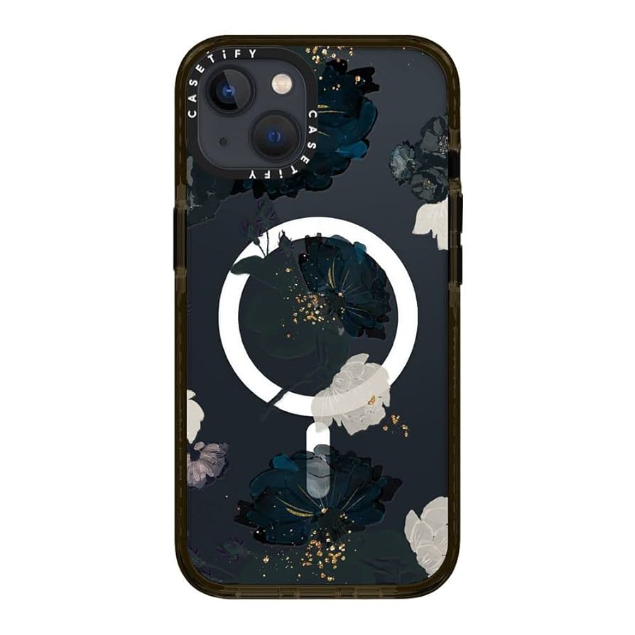 【サイズ:iPhone14_色:White And Black Floral】C サイズ:iPhone14_色:White And Black Floral】C
