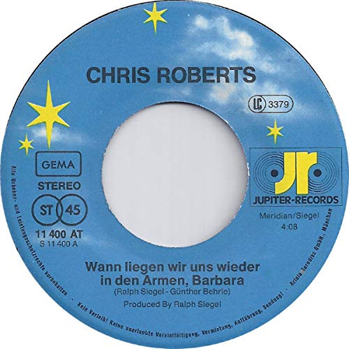 Wann Liegen Wir Uns Wieder In Den Armen Barbara Amazon.com: Chris Roberts - Wann Liegen Wir Uns Wieder In Den Armen