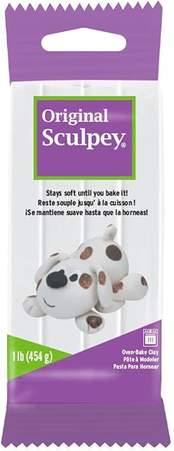 Sculpey, Polymer Clay, White, 1 lb (454 g)