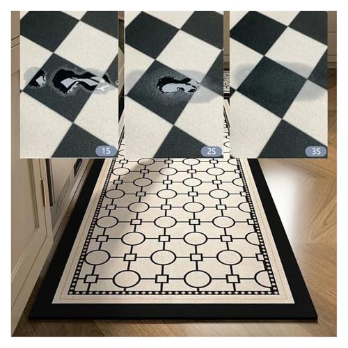 Tapis antidérapant kitchen floor mat grand format brossé - 4