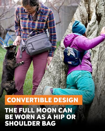 Image of Mystery Ranch Full Moon Fanny Pack - Adjustable Hip or Shoulder Bag Perfect for Travel, Hiking & Everyday Carry - 6.3L