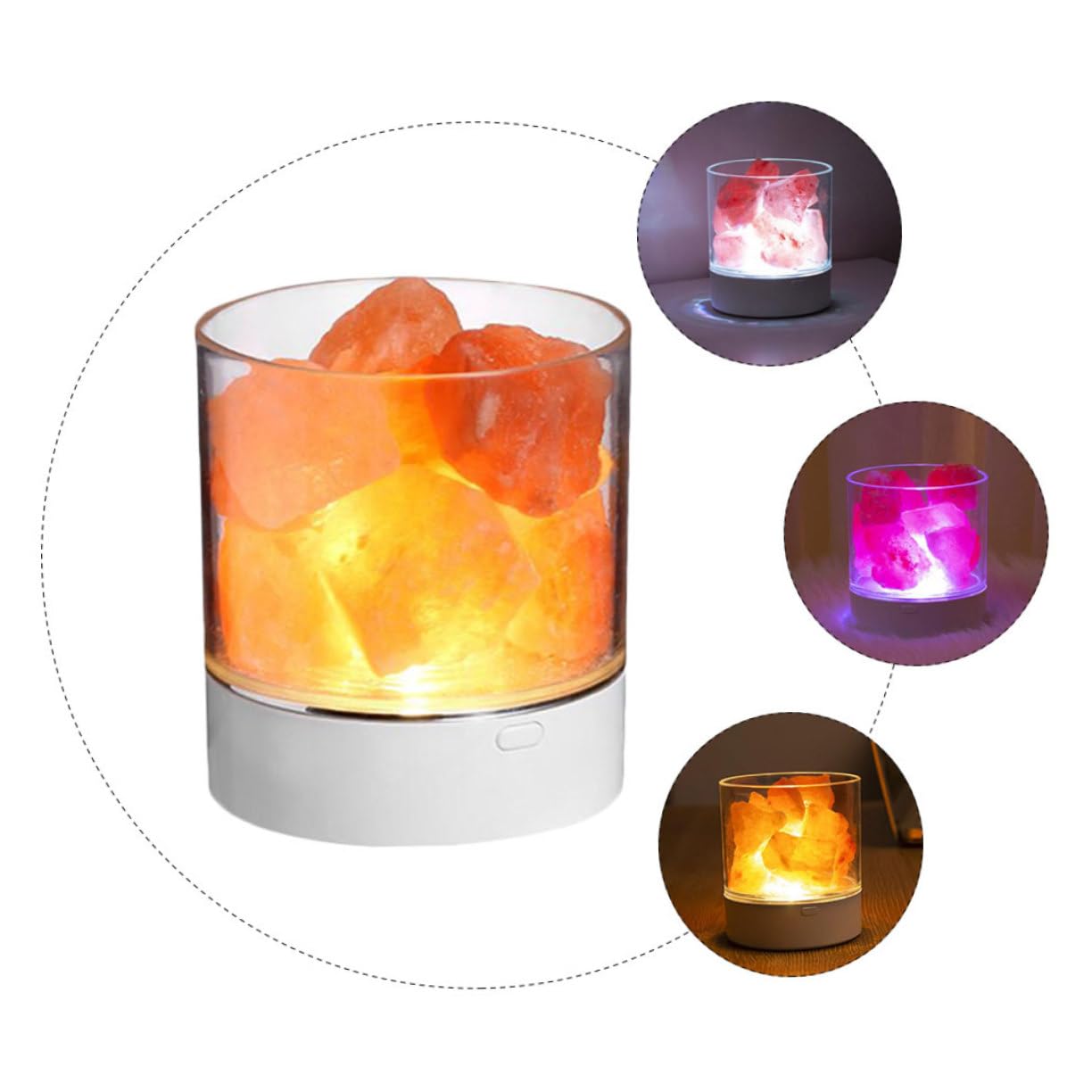 ARTIBETTER 1pc USB Powered Night Light Natural Decor for Relaxation for Bedrooms Offices and Yoga Rooms Soothing Anion for Calm Environment