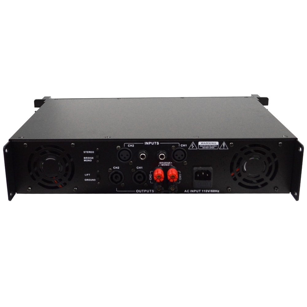 Seismic Audio MBG4000 Power Amplifier 2 x 500 Watts at 8 Ohms