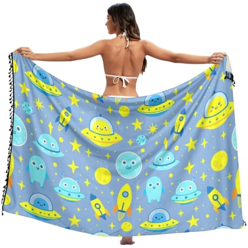 Tunica playera de alienígenas para cubrir el bañador con comodidad 2