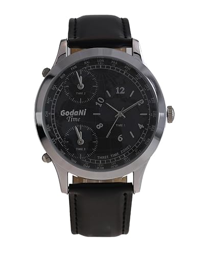 Godani Time Orologio Da Polso Analogico Uomo, Resistente All'Acqua 3 Atm, Movimento 2×Y120F, Acate