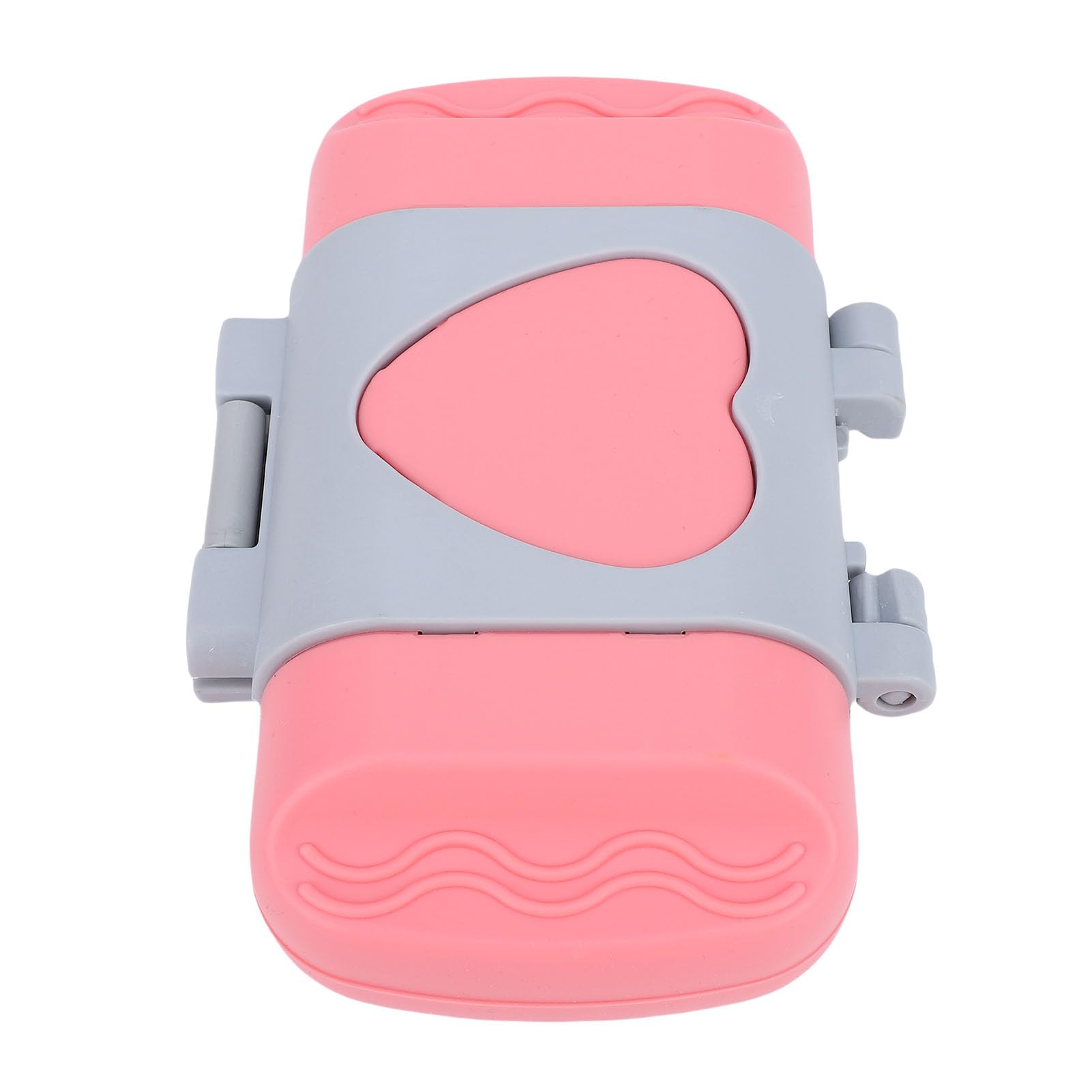Yosoo Health Gear Macchina per Panini per la Colazione Tostapane Elettrico e Microonde Multifunzione Compatta e Portatile per la Casa, L'hotel All'aperto con Piastre Antiaderenti in Lega di (PINK)