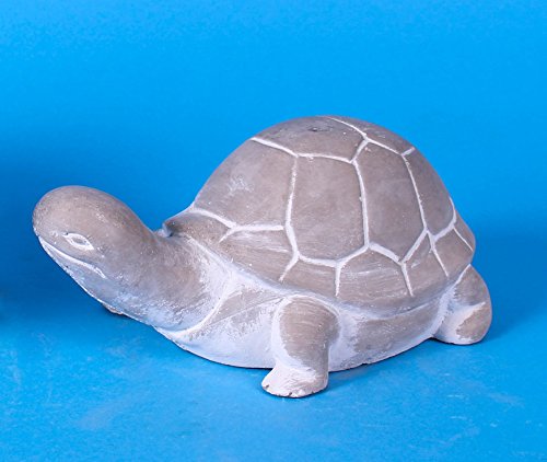 Preisvergleich Produktbild SCHILDKRÖTE Figur zum Stellen aus Beton, wetterfest, 26x15x11cm