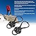 Crampons, 1 Pair/Set 5 Teeth Ice Claw Slip Resistance Climbing Shoe Spikes Boots Anti-Skid Ice Cleat Shoe Grips for Hiking Ground Mountain