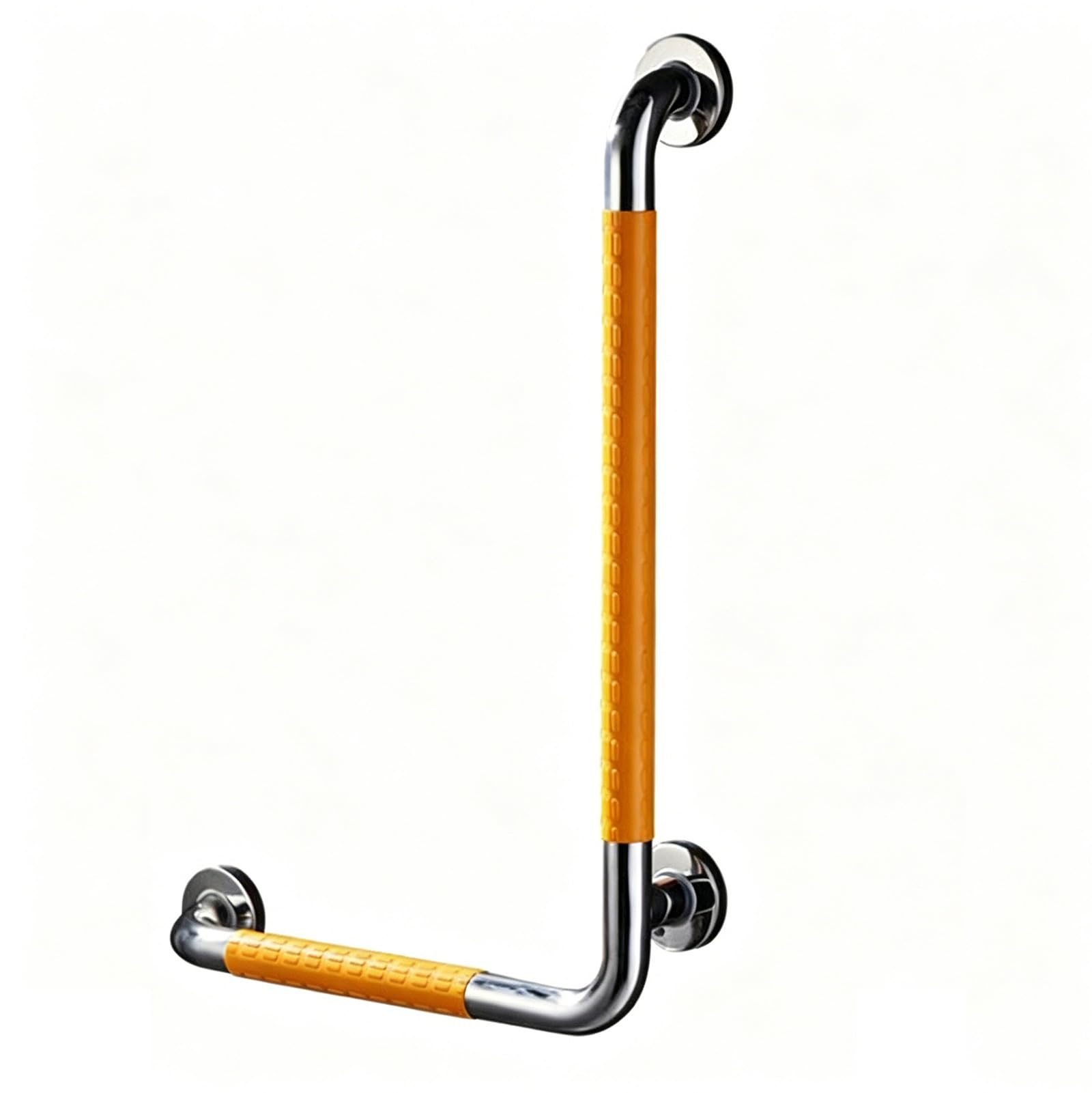 Barre d'appui handicap de sécurité salle de bain supérieure en L 70x50cm