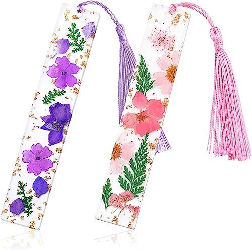 Amazon | YASUOA 押し花 しおり ドライフラワー 樹脂製 しおり