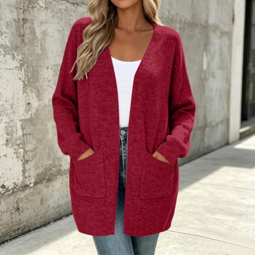 Cardigan Sweaters for Women Open Front Coats Long Sleeve Fashion Jackets - image 2