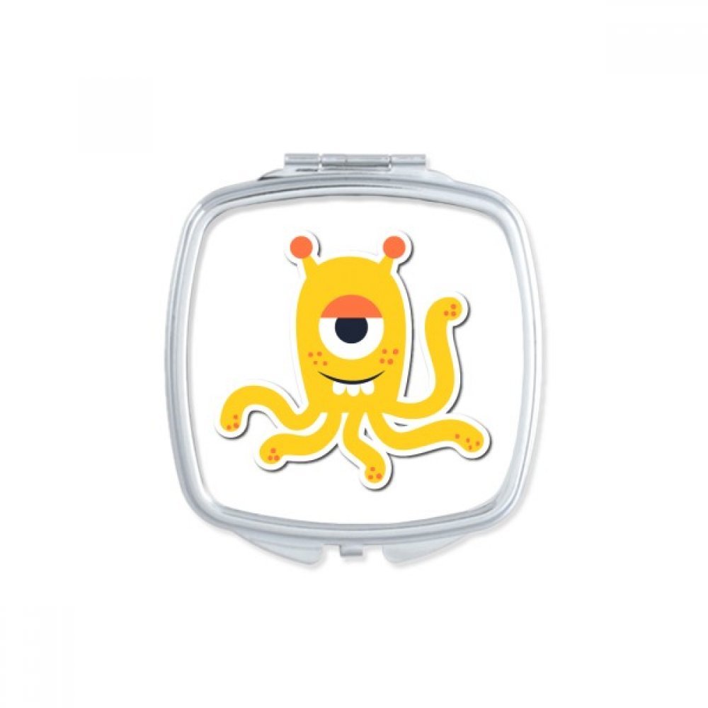 Miroir compact alien orange pour corriger son maquillage partout sans encombrer son sac