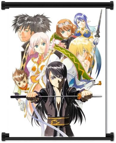 Tales of Vesperia Video Game Fabric Wall Scroll Poster (16" x 22") Inches