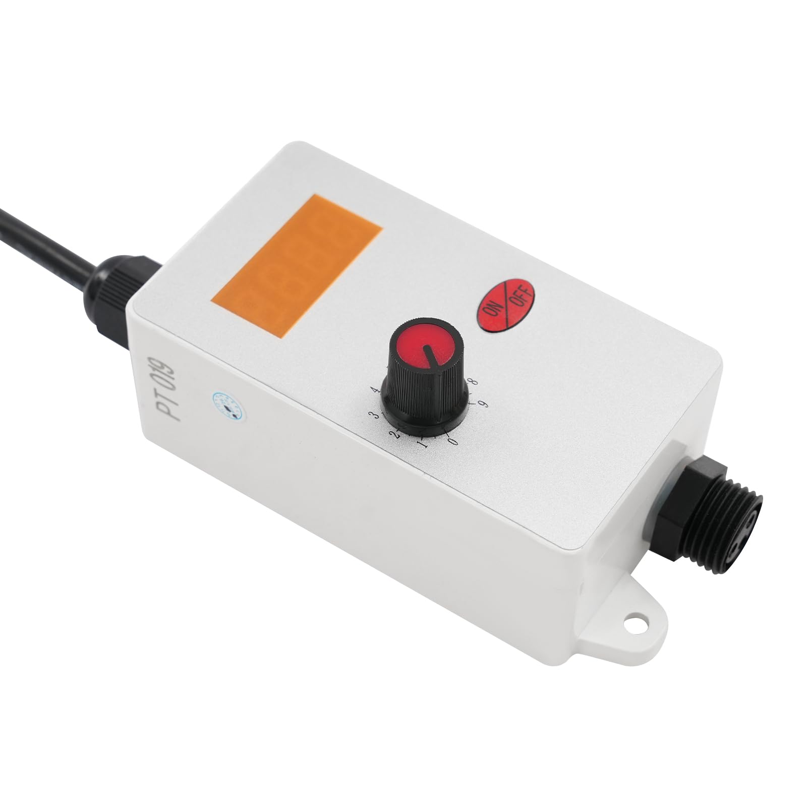 Silnik wibracyjny DC 12 V z regulatorem prędkości i pilotem zdalnego sterowania, 30 W | Elektryczny silnik wibracyjny 7000 obr./min, silnik bezszczotkowy DC, 9 biegów prędkości, IP65
