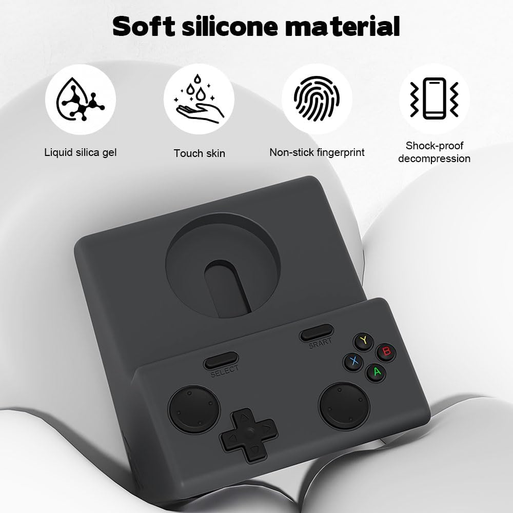 Charger Stand Compatible with Apple Watch Ultra 2/SE, Series 11/10/9/8/7/6/5/4 (49mm, 46mm, 45mm, 44mm, 42mm, 41mm, 40mm, 38mm), Silicone Charging Dock Supports Nightstand Mode, Dark Grey