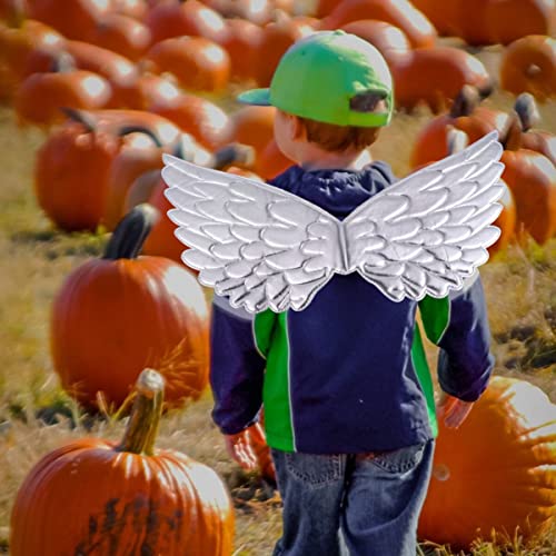 VALICLUD 1 Set 2 Stück Cosplay Party Flügel Für Kinder Leistung Requisite Kreatives Kostüm Einhorn Kinder Requisiten Silber Golden Schmetterling Engel Halloween Fee Flügel Kleid
