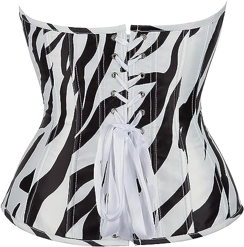 DKCHENH Espartilho feminino plus size espartilho sexy espartilho tops roupa íntima., Estampa de zebr