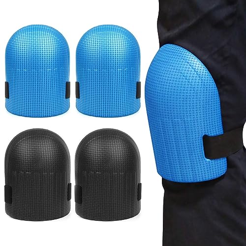 2 Paires Genouillères Réglables - Mousse EVA Antidérapante - Imperméables - Jardinage, Sport - 5