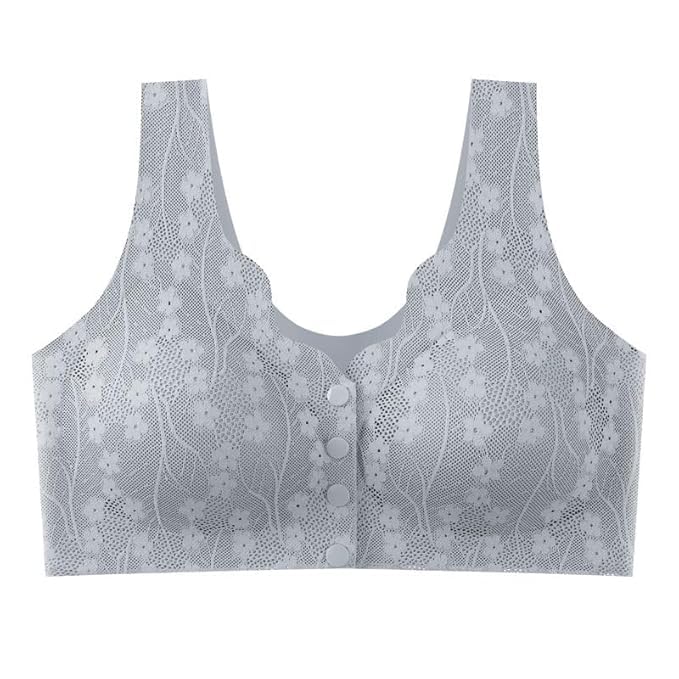 Image of Brachy Women's Non-Wired Front Open Maternity Nursing Feeding Bra for Women Post Pregnancy Easy to Breastfeed Maternity Bra