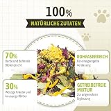 Mr. Crumble Sonnentraum getrocknete Blüten-Kräuter-Mischung getreidefrei für Kaninchen Meerschweinchen und andere Nager 1 kg