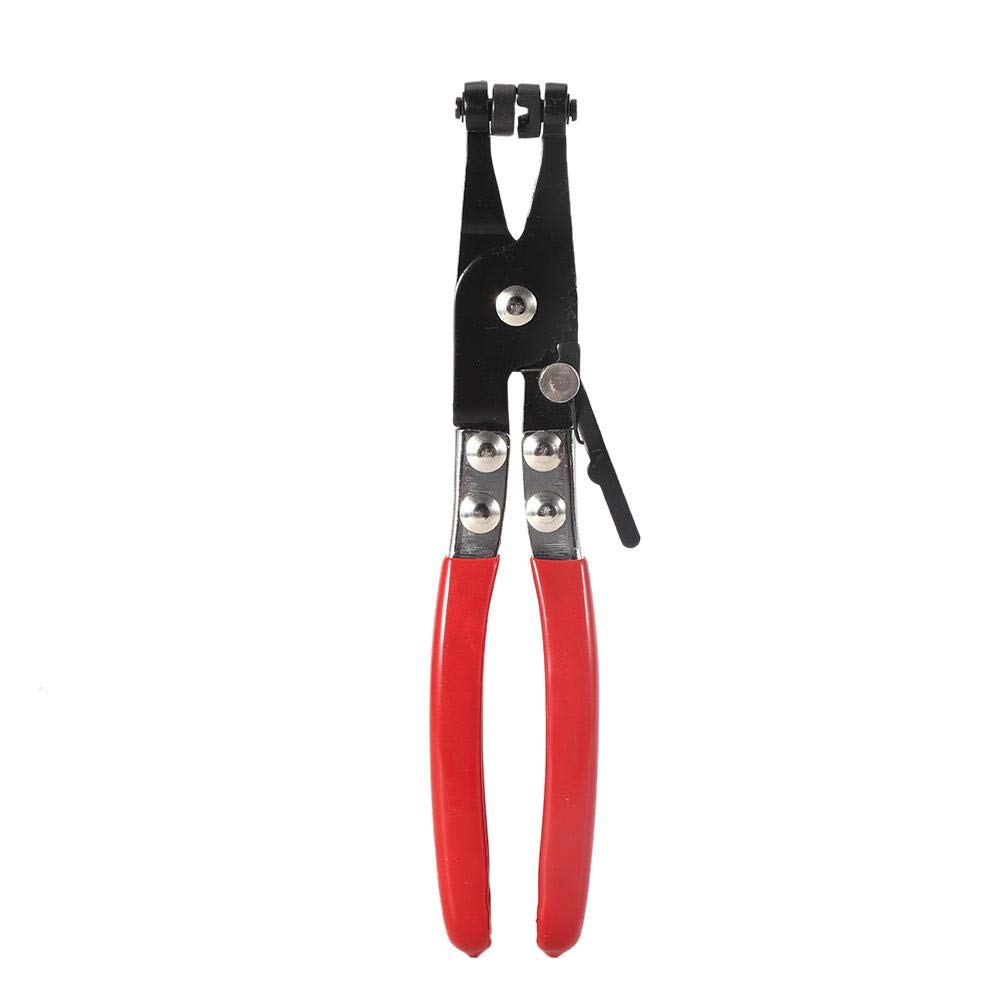 Akozon Black Pliers, Swivel Jaw Hose Clamp Plier Water Pipe Vehicle Repair Easy Remove Install 7Cm