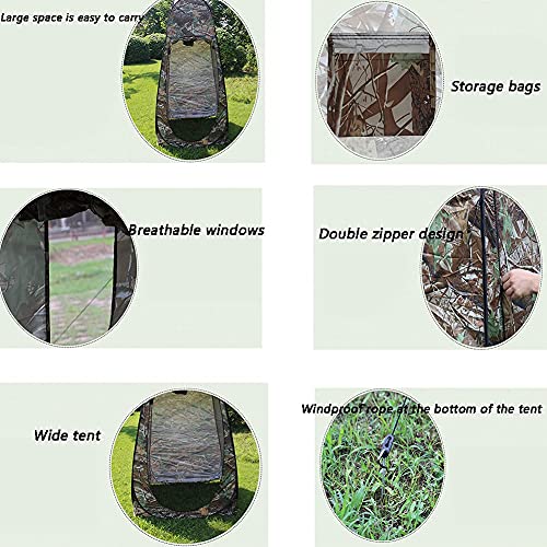 Tente de douche de camping portable et cabine de change pliante - 2
