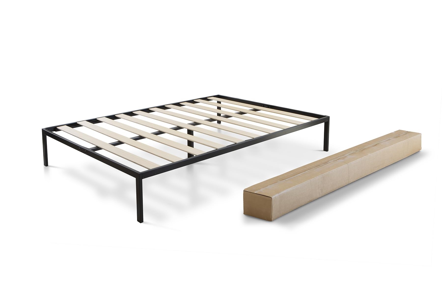 MUEBLIX.COM - Somier para Cama 150 x 190 cm Nebu, Somier con Patas 30,5 cm, Listones Peso Máximo de 180 kg, Cama Somier con Marco Metálico