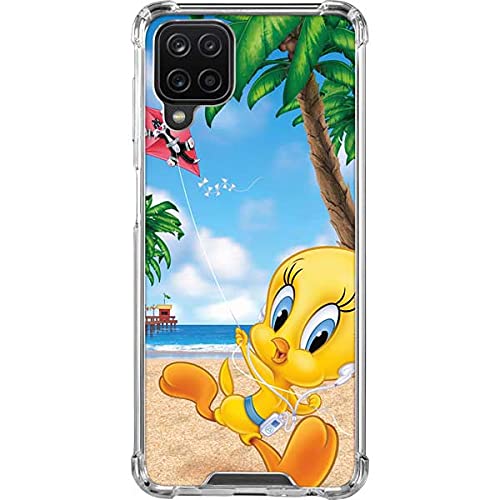 Skinit Clear Phone Case Compatible with Galaxy A12 - Officially Licensed Looney Tunes Tweety Bird iPod Design