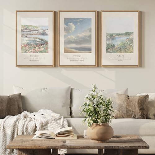 Transform Your Space with Rustic Psalm Scripture Art
