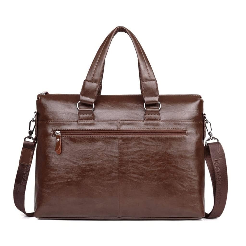 Maletín de cuero Bolsa for computadora portátil Computadora de 14/15,6 pulgadas maletin