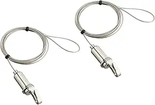 福井金属工芸(Fukuikinzokukogei) パワーミニワイヤー自在 ワイヤー径1.0×長さ1.0m 2本入 1803‐2 | ピクチャーレール用ワイヤー 壁掛けワイヤー 絵画用ワイヤーに対応。ピクチャーレール 天井で使用可能。ステンレス製 取付簡単。取付対象は額縁・絵画・ポスター。複数個入り 徳用まとめ買いにも対応