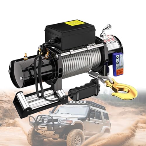 Cabrestante eléctrico 12v 2000 lbs para vehículos miniatura 1