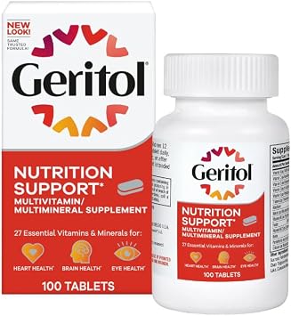 Geritol Multivitamin Nutritional Support - 100 Tablets by Geritol