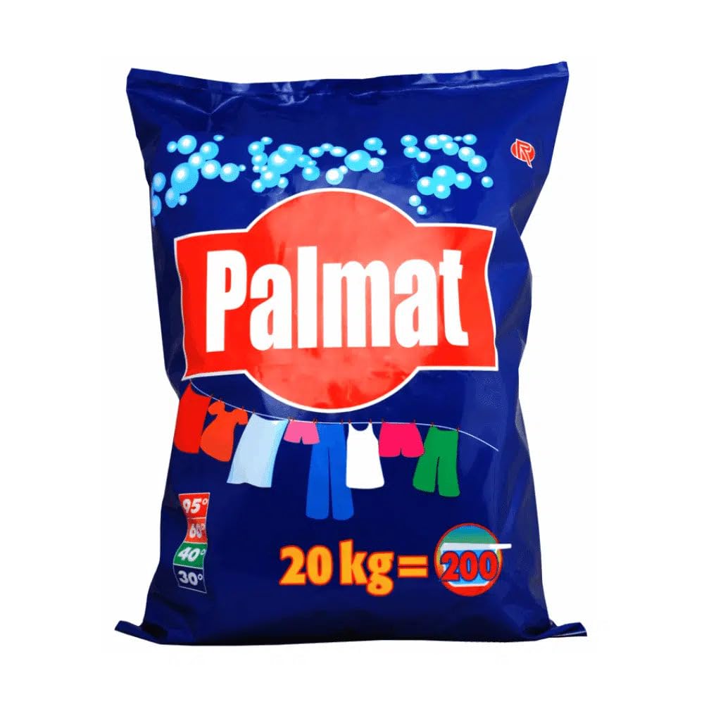 Detergente rösch Detergente palmat 20 kg Detergente universal, para aprox. 900 Kg secar ropa