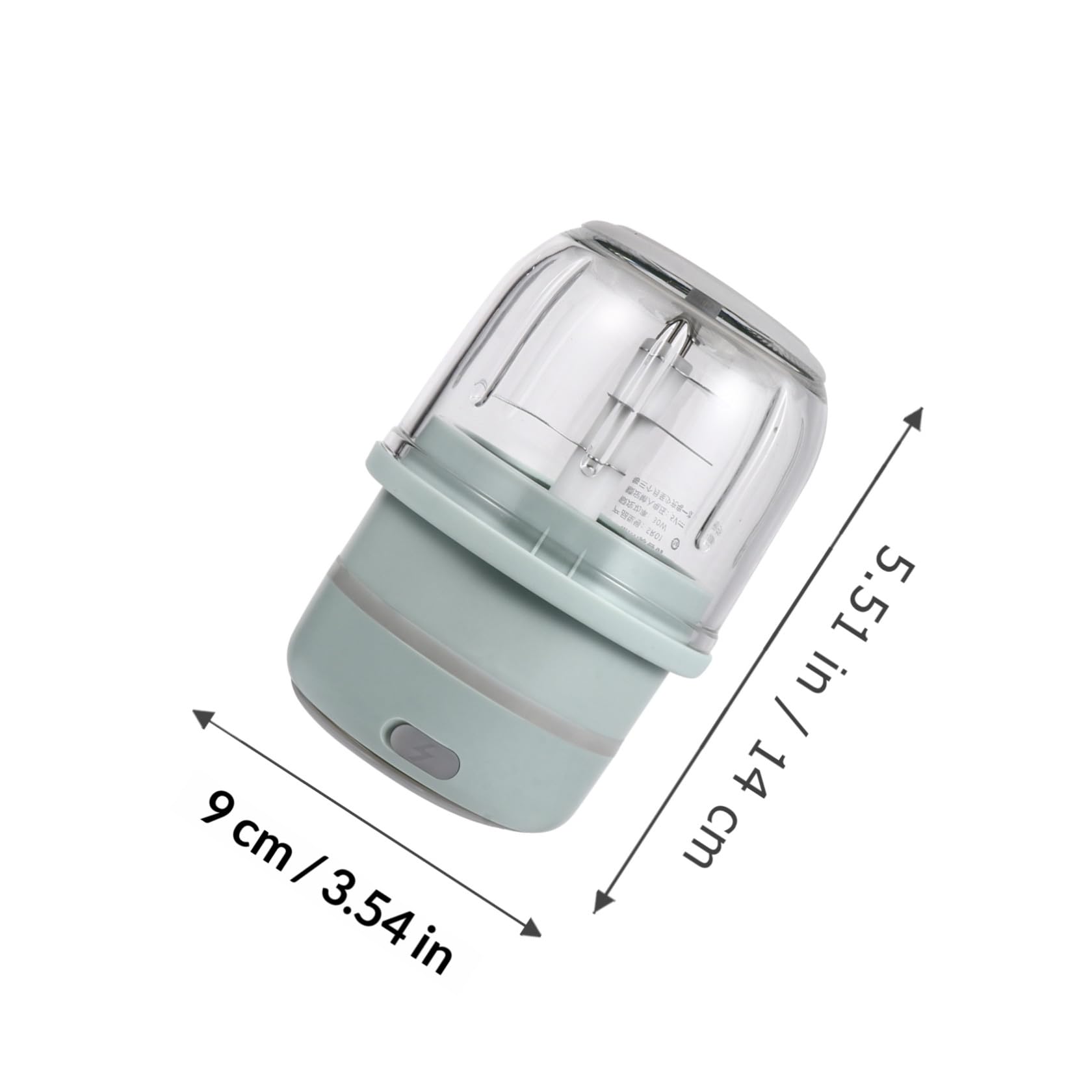 Macchina Elettrica Tritacarne 300ml Verde per Uso Cucina
