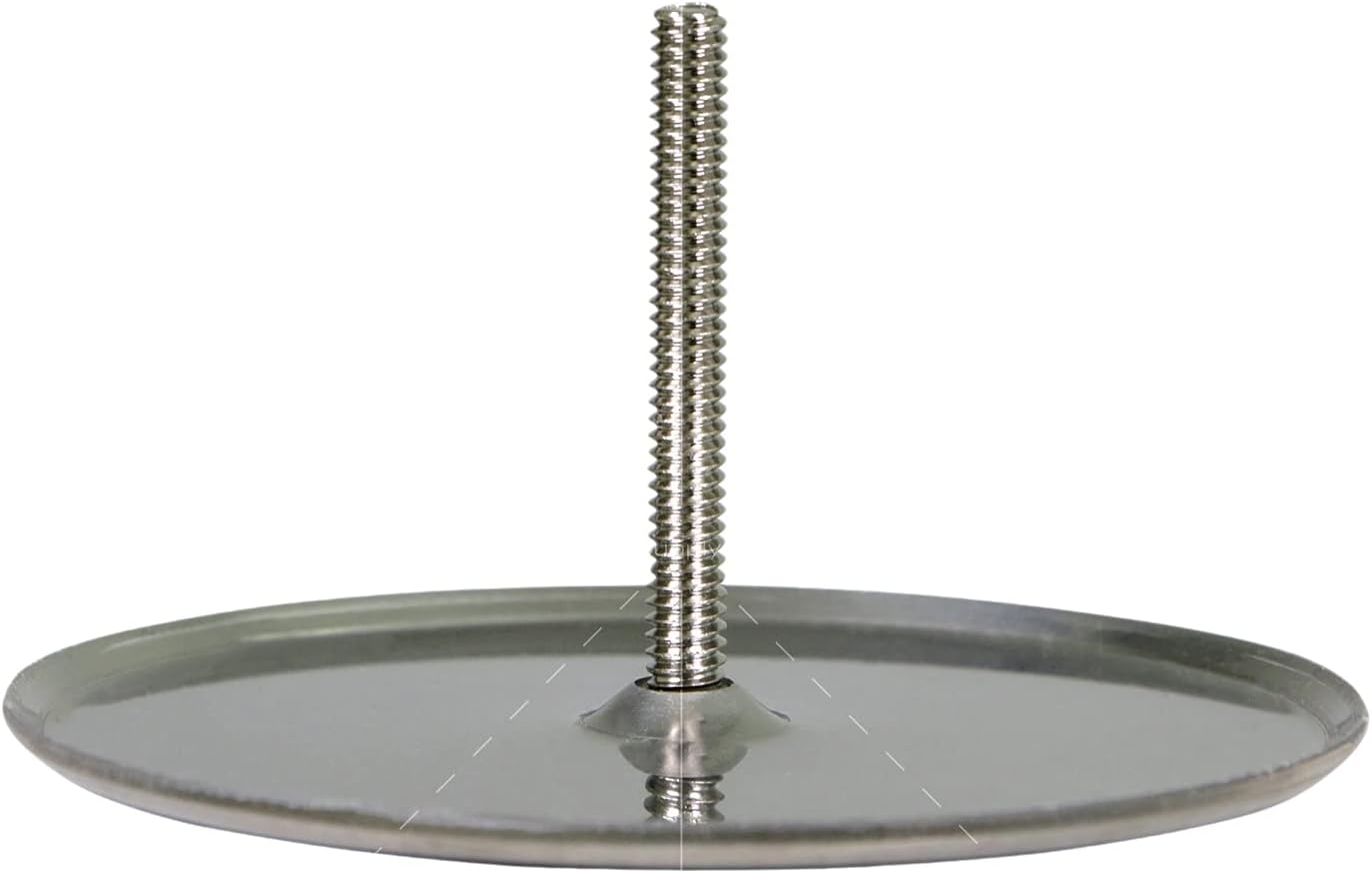Supply Giant floor Cleanout Cover Plate, 4-Inch, Stainless Steel (Pack of 5)