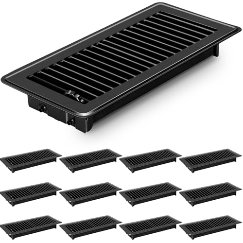 DGB 2 Pack 4x10 Black Floor Registers
