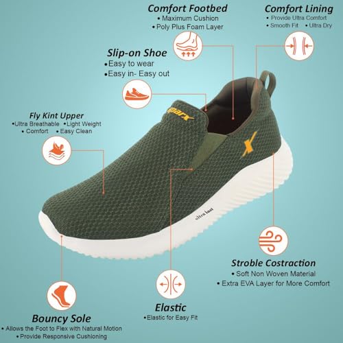 Image of SPARX Sports Shoes SM-651 for Men - Premium Lace-Up Sports Shoes with Breathable Mesh, Superior Comfort & Active Performance
