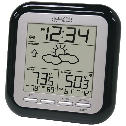 La Crosse Technology WS-9133BK-IT Wireless Forecast Station, Black