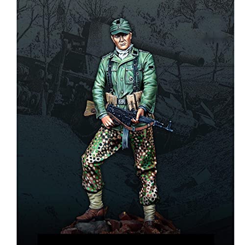 Kit de figura modelo de resina 1/16 sin ensamblar ni pintar miniatura 1