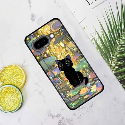 Coque Pixel 10a motif chat champignon silicone anti-choc et bords antidérapants - 6