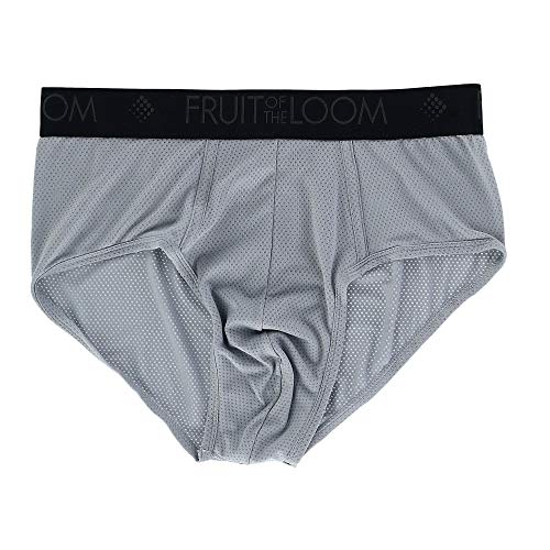 Fruit of the Loom Mens 4-Pack Breathable Micro Mesh Assorted Color Brief, S4